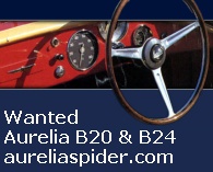 Wanted: Lancia Aurelia B24 spider and B20